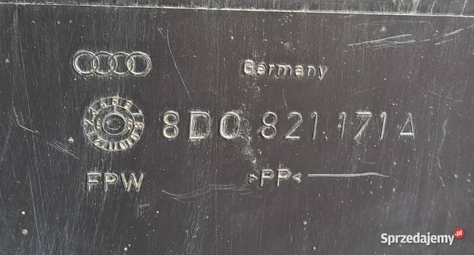 Nadkole lewe przód Audi A4 B5 19951999 8D0821171 Mielęcin
