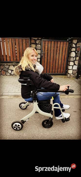 Mobi - wózek inwalidzki o napędzie elektrycznym, podpórka el
