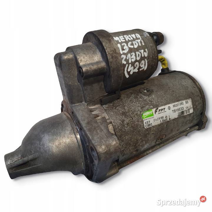 ROZRUSZNIK Opel Corsa D 13 CDTI valeo 55221292 osobowe Układ elektryczny silnika Chełm