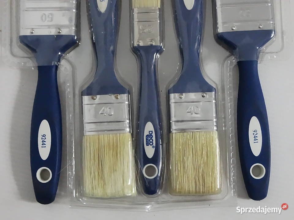 Nowy Zestaw Pędzli DECO STYLE Soft Touch 5 sztuk Biłgoraj