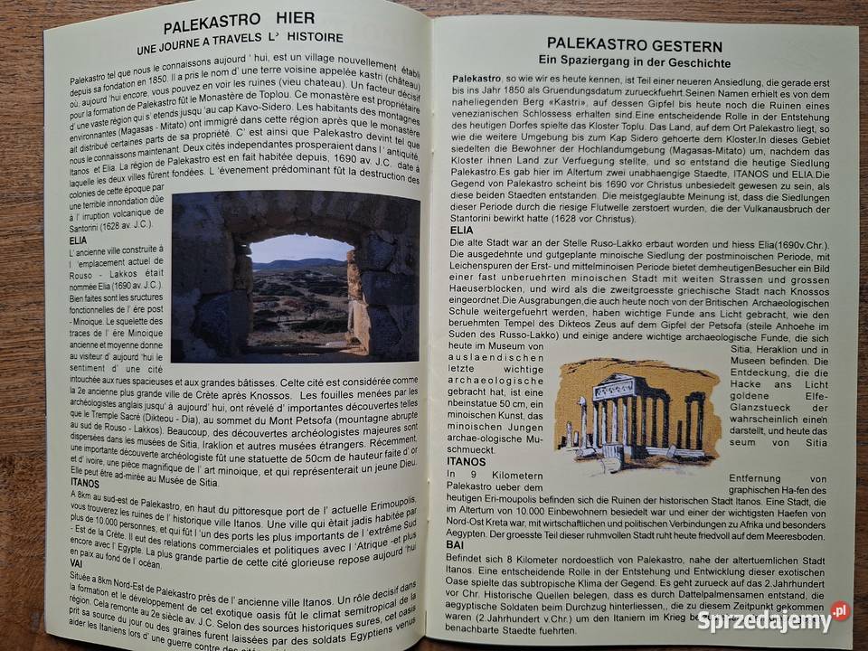 Grecja Kreta Paleokastro Tourist guide j sprzedam