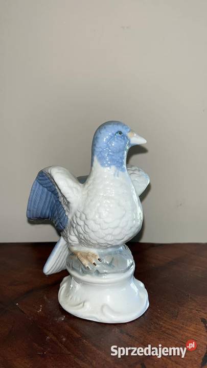 Figurka porcelanowa Piękny Gołąb ptaszek 65 Gdańsk
