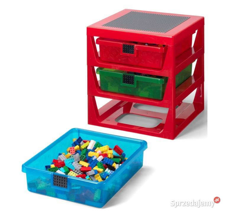 LEGO Regał organizer czerwony 40950001 Wrocław sprzedam
