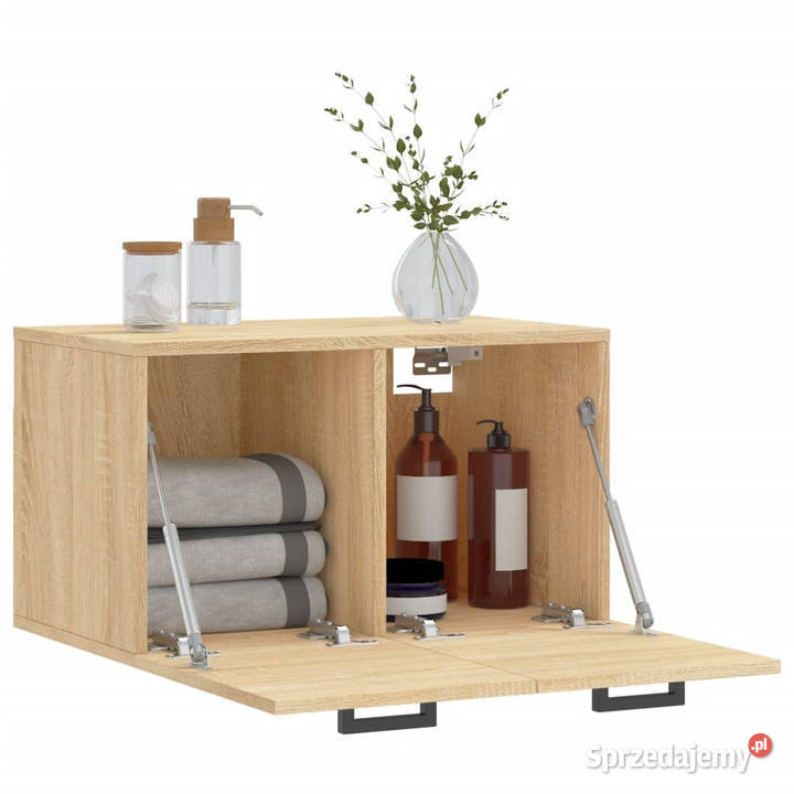 Szafka wisząca dąb sonoma 60x365x35 WM830023 Pozostałe mazowieckie Warszawa