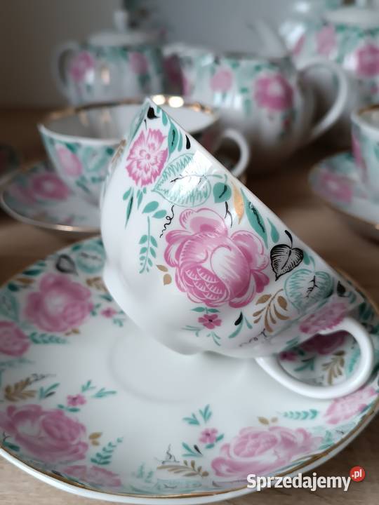 Zestaw do herbaty porcelana lomonosov Gorlice