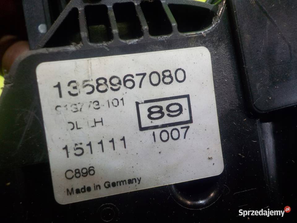 PEUGEOT BIPPER 12r zamek drzwi lewy tyl Suków