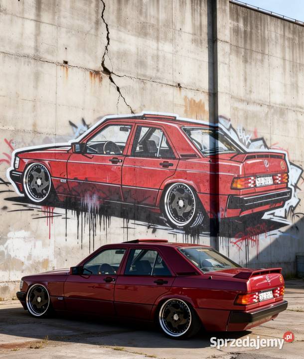 Mercedes Benz W201 190 23 Benz Air Ride nieuszkodzony Zabrze