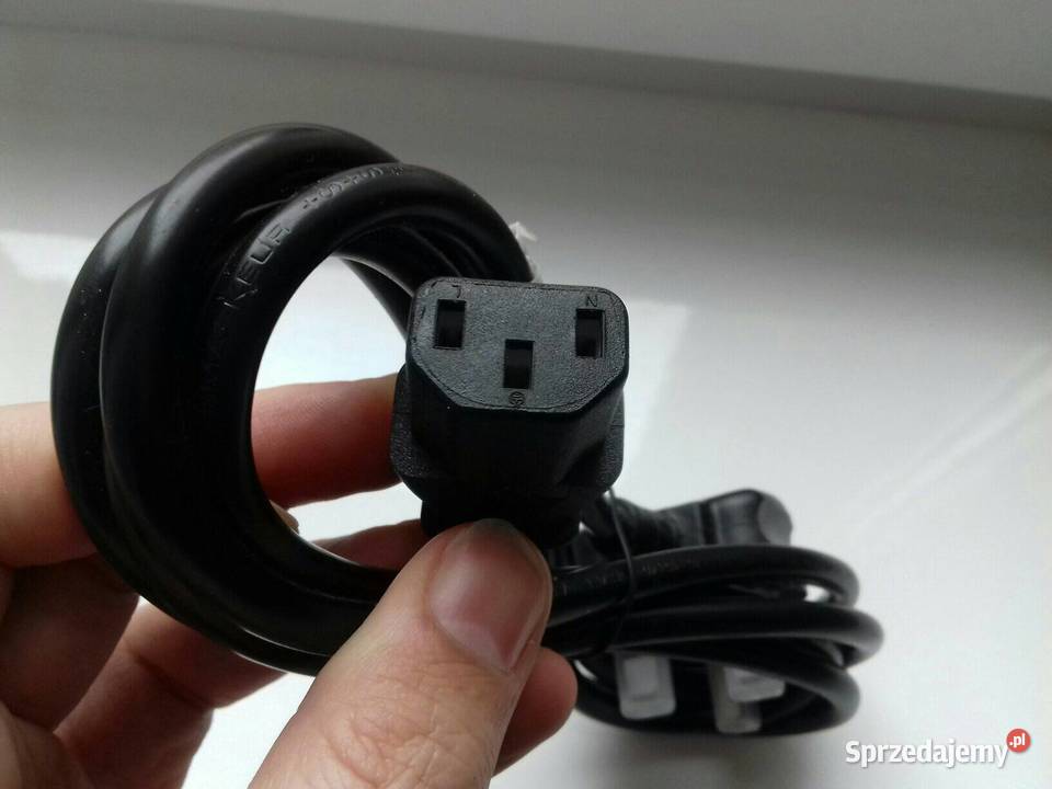 Angielski kabel zasilania 230V 18m 5A zasilacza Bydgoszcz