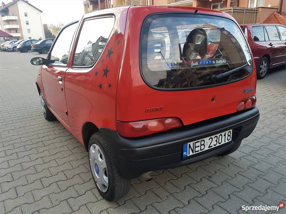 Fiat Seicento Actual 11 KAT 2003 Elbląg