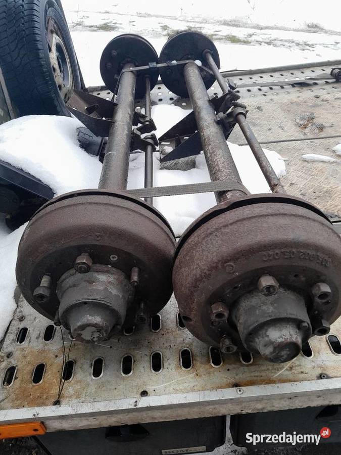 Oś osie hamowane 10x15 Do przyczep rolniczych Żarki