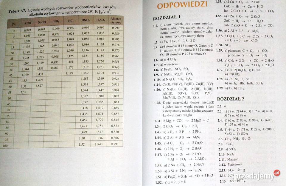 Zbiór zadań z chemii Krzysztof M Pazdro Chełm sprzedam