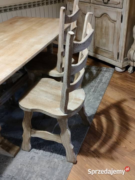 Stół drewniany dębowy