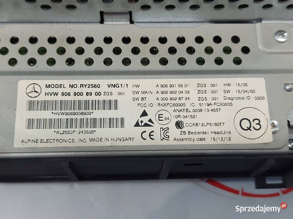 VW CRAFTER I LIFT 16r radio 9069008900 świętokrzyskie Kielce