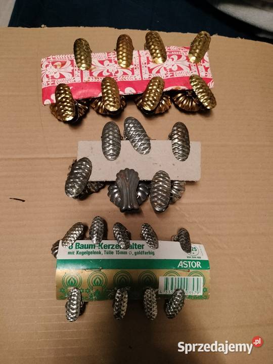 Choinkowe Żabkiklipsy na świeczki zestaw Choszczno