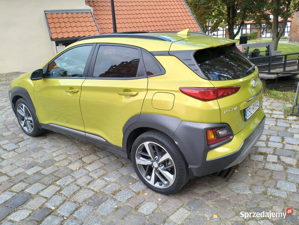 Hyundai Kona LIMITED 16 LIME GREEN skóraautomat ABS Słupsk