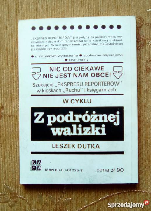 EKSPRES REPORTERÓW M IN TROPY ROMUALD KARAŚ Piszczac sprzedam