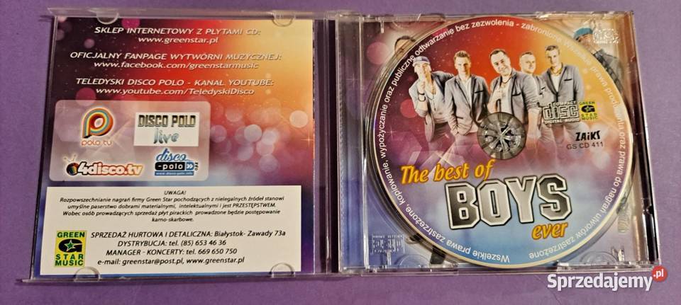 Boys The Best Of Boys Ever DISCO POLO 2017 CD Kraków