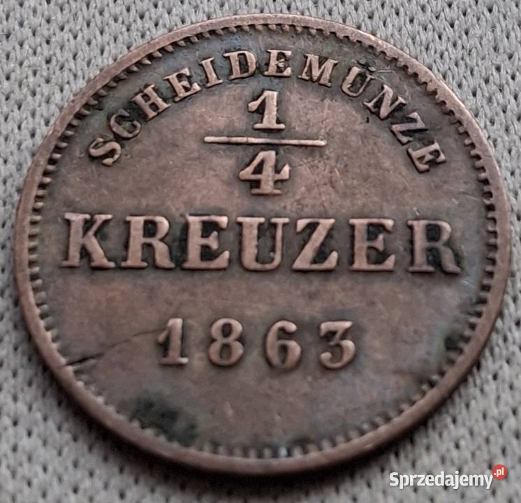 SCHWARZBURG RUDOLSTODT 14 KRAJCARA1863 r Legionowo