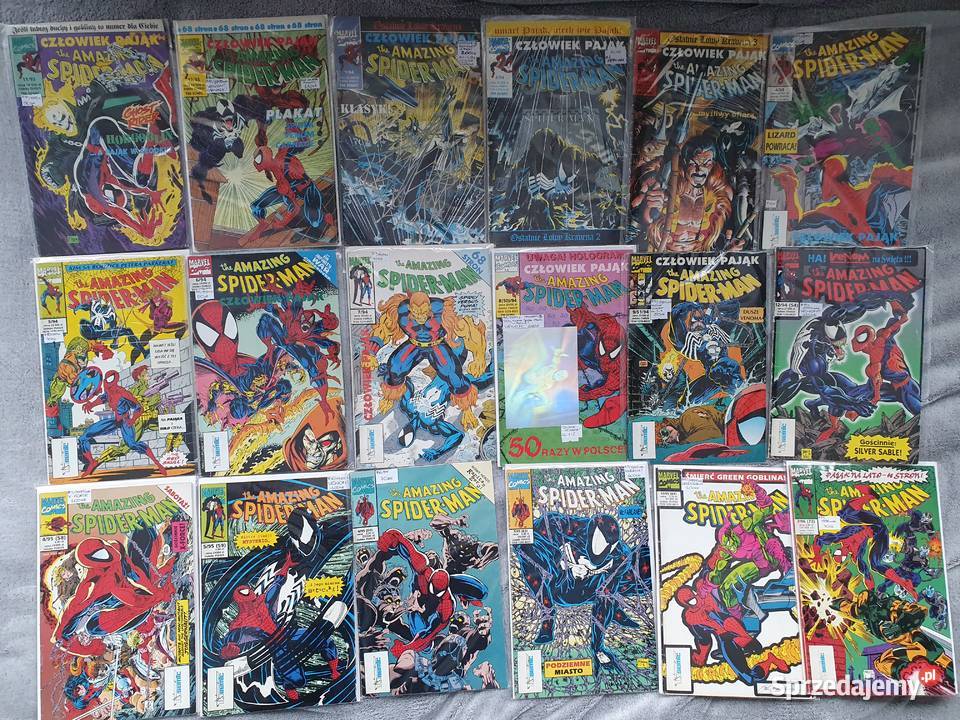 SpiderMan wydawnictwo TMSemic zestaw 93 komiksów Superbohaterowie Gdynia