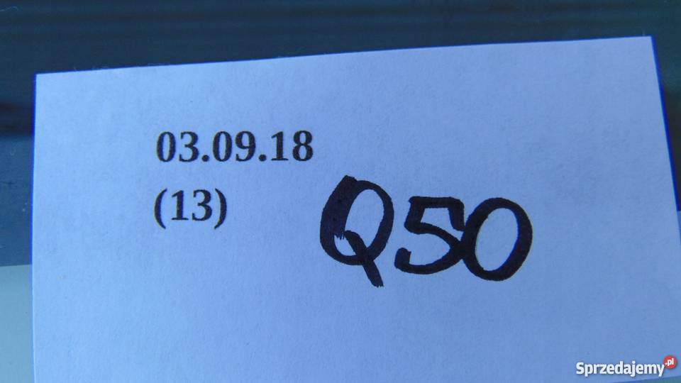 SZYBA BOCZNA DRZWI TYŁ PRAWA LEWA INFINITI Q50 osobowe Karoseria
