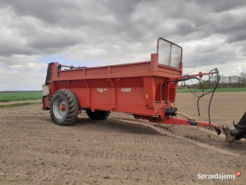 Rozrzutnik obornika gilibert 10 ton nieuszkodzony Lulkowo