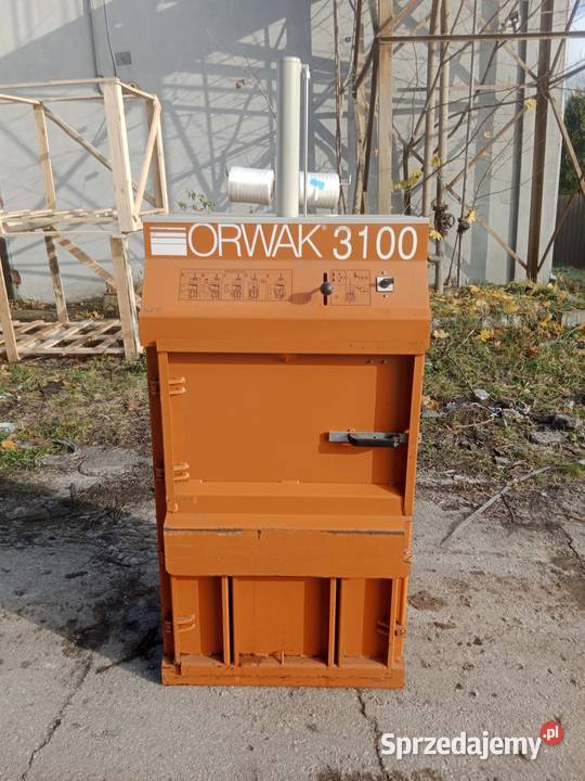 Belownica prasa zgniatarka do foli kartonu Drzewica