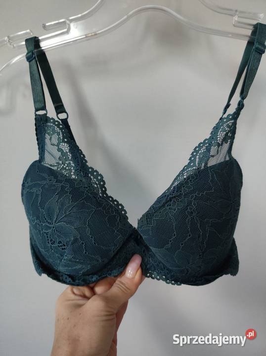braletka bralette push up koronkowy zielony świętokrzyskie Kielce