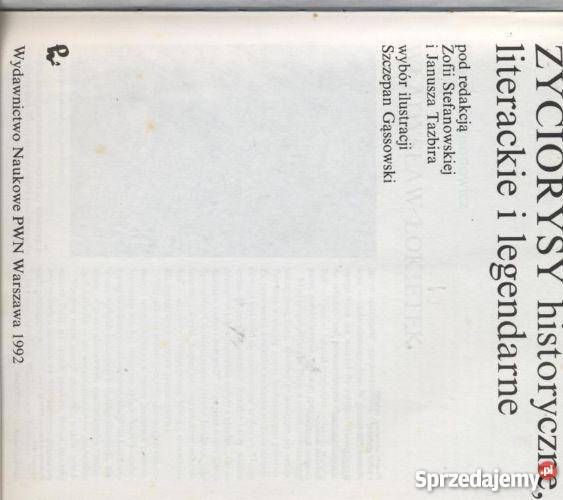 Życiorysy historyczneliterackie i legendarne Szczecin