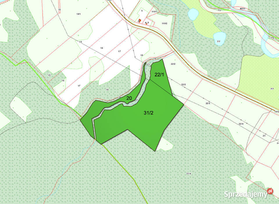 Działka 336 ha planowanym zalewie KątyMyscowa Krempna sprzedam