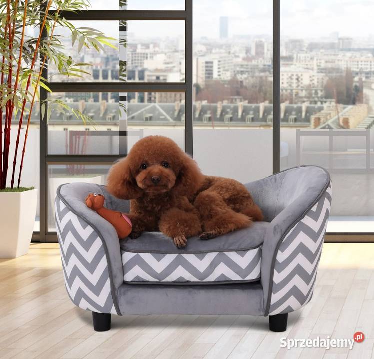Sofa dla zwierząt domowych łóżko sofa dla psa z poduszką