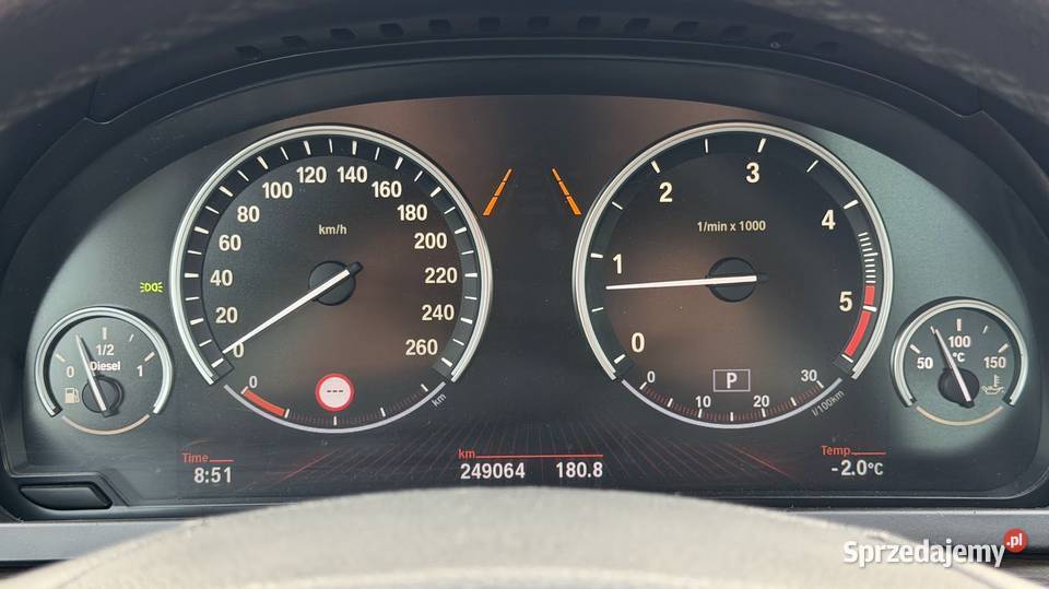 BMW Seria 7 30d 245 2009 Zarejestrowana elektrochrom. lusterka boczne