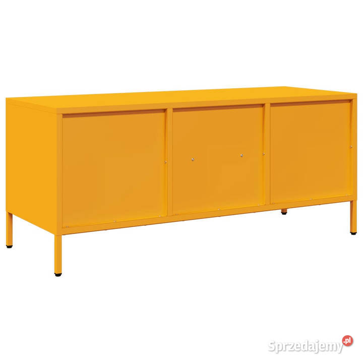 Szafka RTV żółta 1015x39x435 stal walcowana na Warszawa