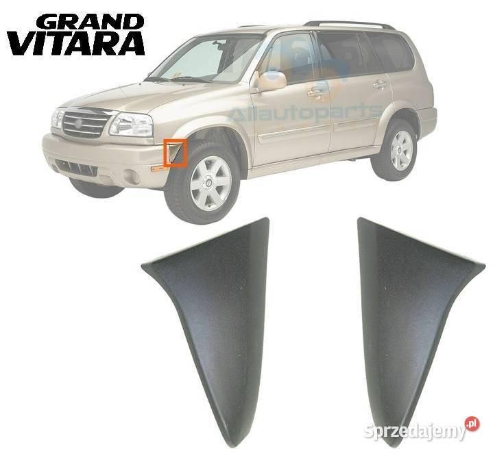 Suzuki Grand Vitara kieł nakładka zderzaka Łódź