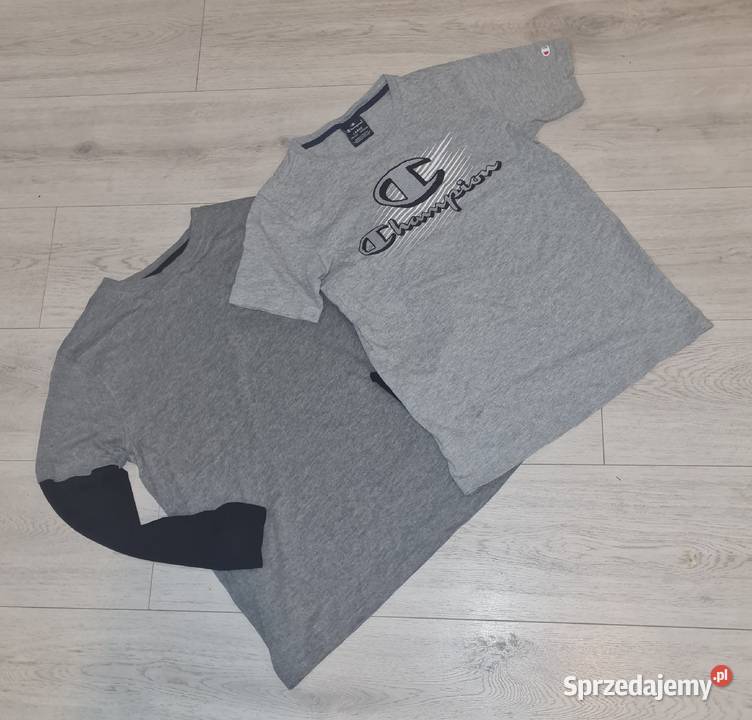 Bluzka chłopiec długi rękaw zestaw szara długi Bluzki, koszulki i kaftaniki Łódź