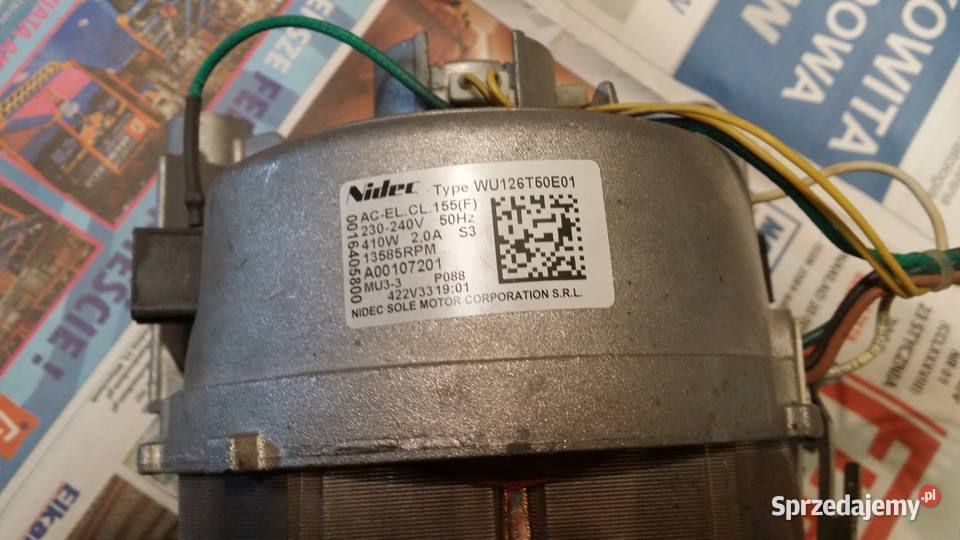 Silnik do pralki model NIDEC typ WU126T50E01 mazowieckie