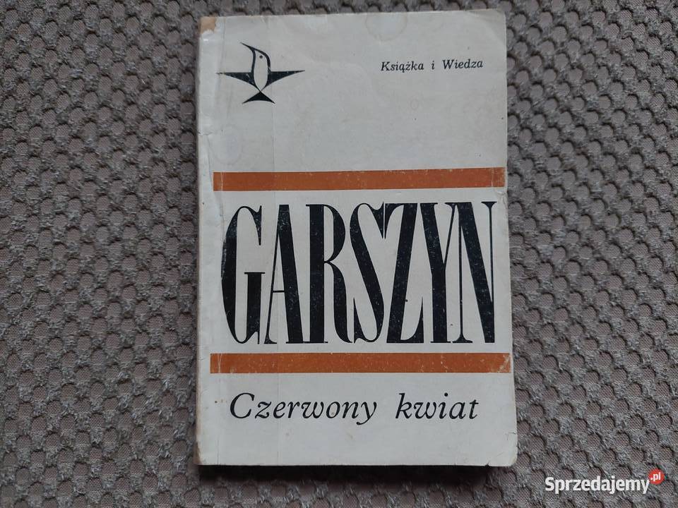 Czerwony kwiat Wsiewołod Garszyn Proza i poezja małopolskie Kraków
