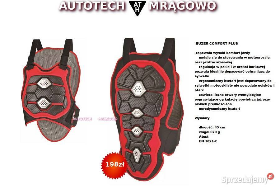 Buzer Ochronna Zbroja motocyklowa z Ochroną Mrągowo