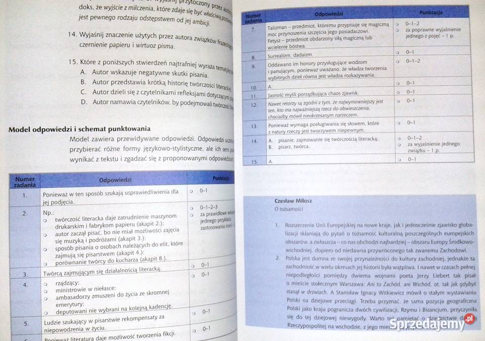 Język polski Matura 2007 Cz1 M B Kupisz Pozostałe lubelskie Chełm sprzedam