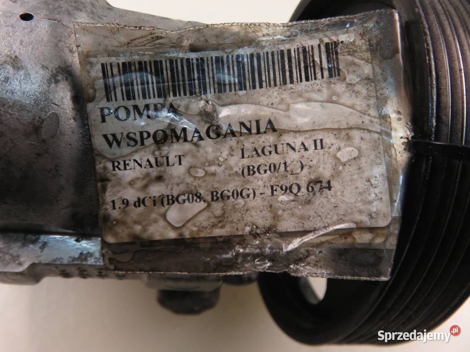 POMPA WSPOMAGANIA RENAULT LAGUNA II 19 dCi Części samochodowe małopolskie