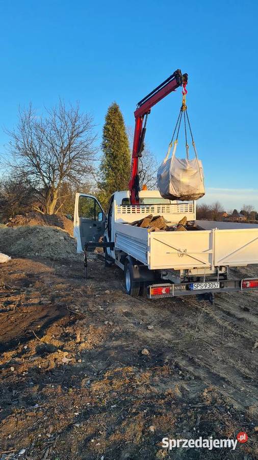 Usługi transportowe i dźwigowe dźwig hds