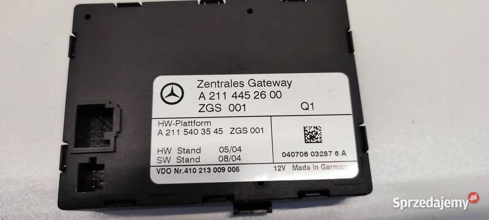 MERCEDES W211 STEROWNIK GATEWAY MODUŁ sprzedam