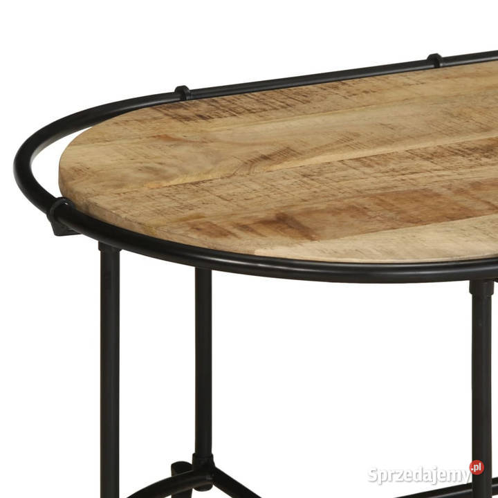 Stolik kawowy 110x55x40 lite surowe drewno mango Warszawa
