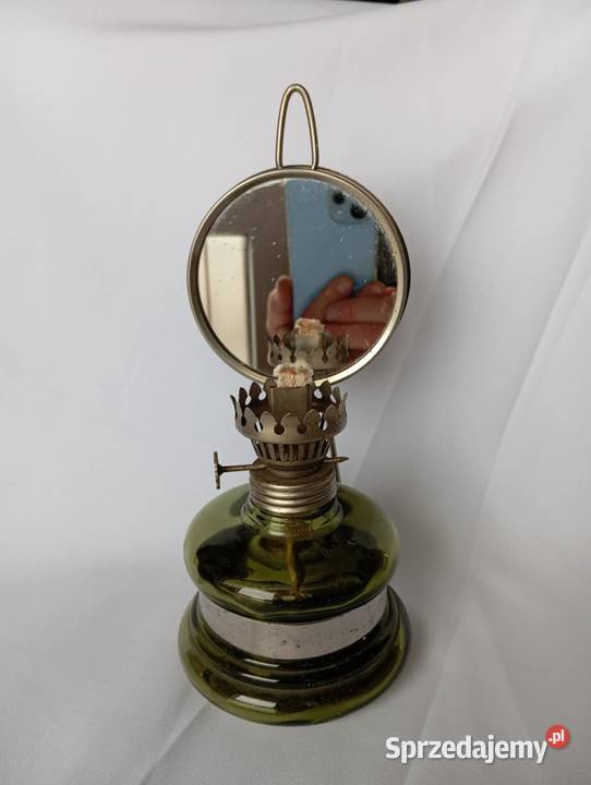 LAMPA NAFTOWA z LUSTREM PRL NOWA Niemodlin