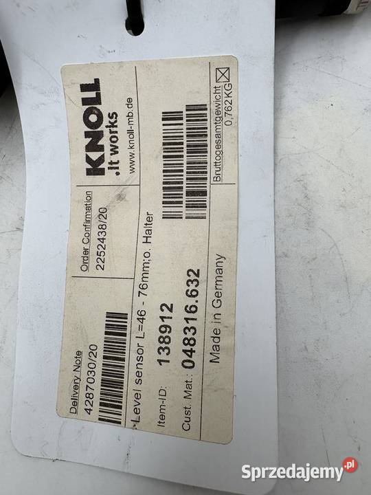 Knoll 138912 Level sensor