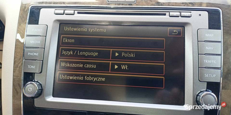 Polskie Menu Lektor Mapa Volkswagen VW RNS 810