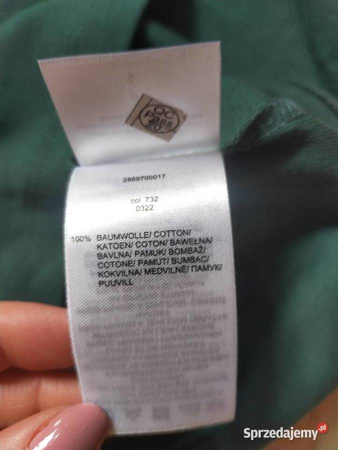 Tshirt w kolorze butelkowej zieleni Łódź