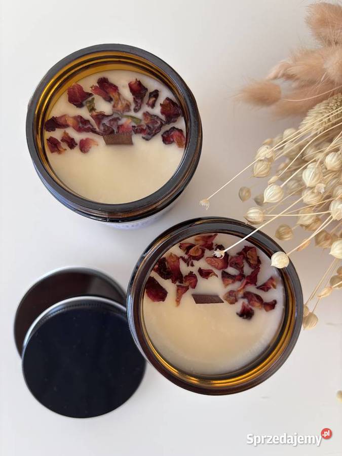 Hit Świeca sojowa W MALINOWYM CHRUŚNIAKU Radzymin sprzedam