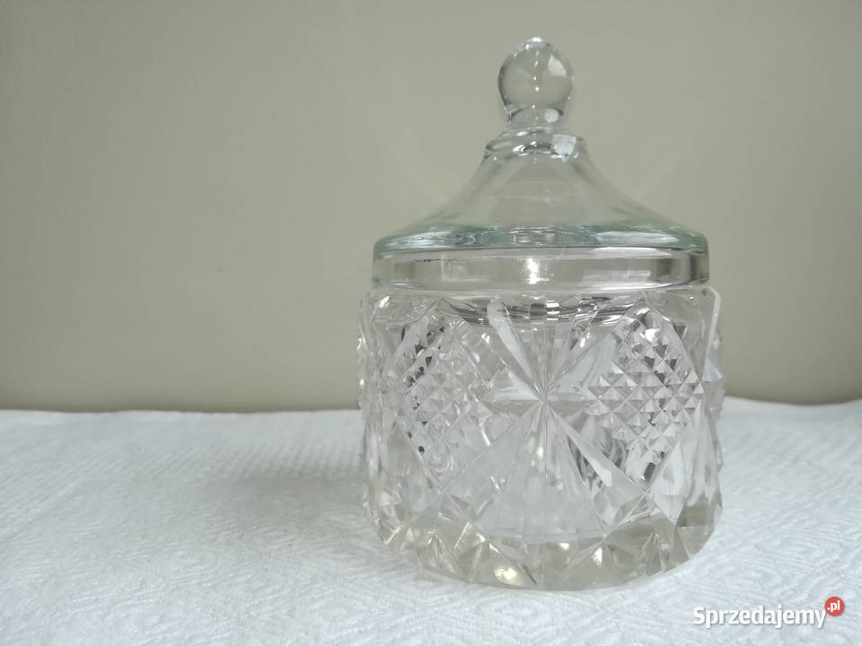 puzderko kryształowe z pokrywką kryształ cudo na Gdańsk