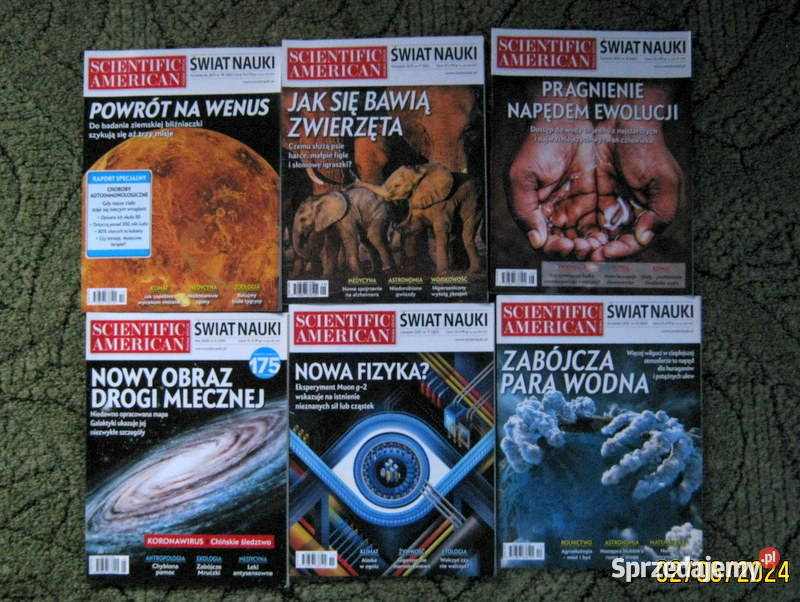 Scientific American Świat nauki rocznik 2012 Czasopisma Kraków sprzedam