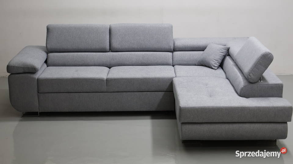 SZU DESIGN NOWOCZESNY NAROŻNIK funkcja spania 202cm Poznań